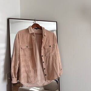 Velvet Heart Cream Corduroy Shirt